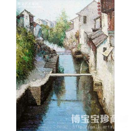 张德林_春到婺源 类别: 风景油画X